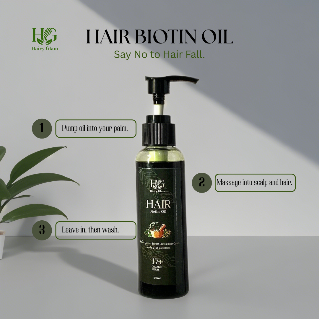 Hairyglam Hair Biotin Oil
