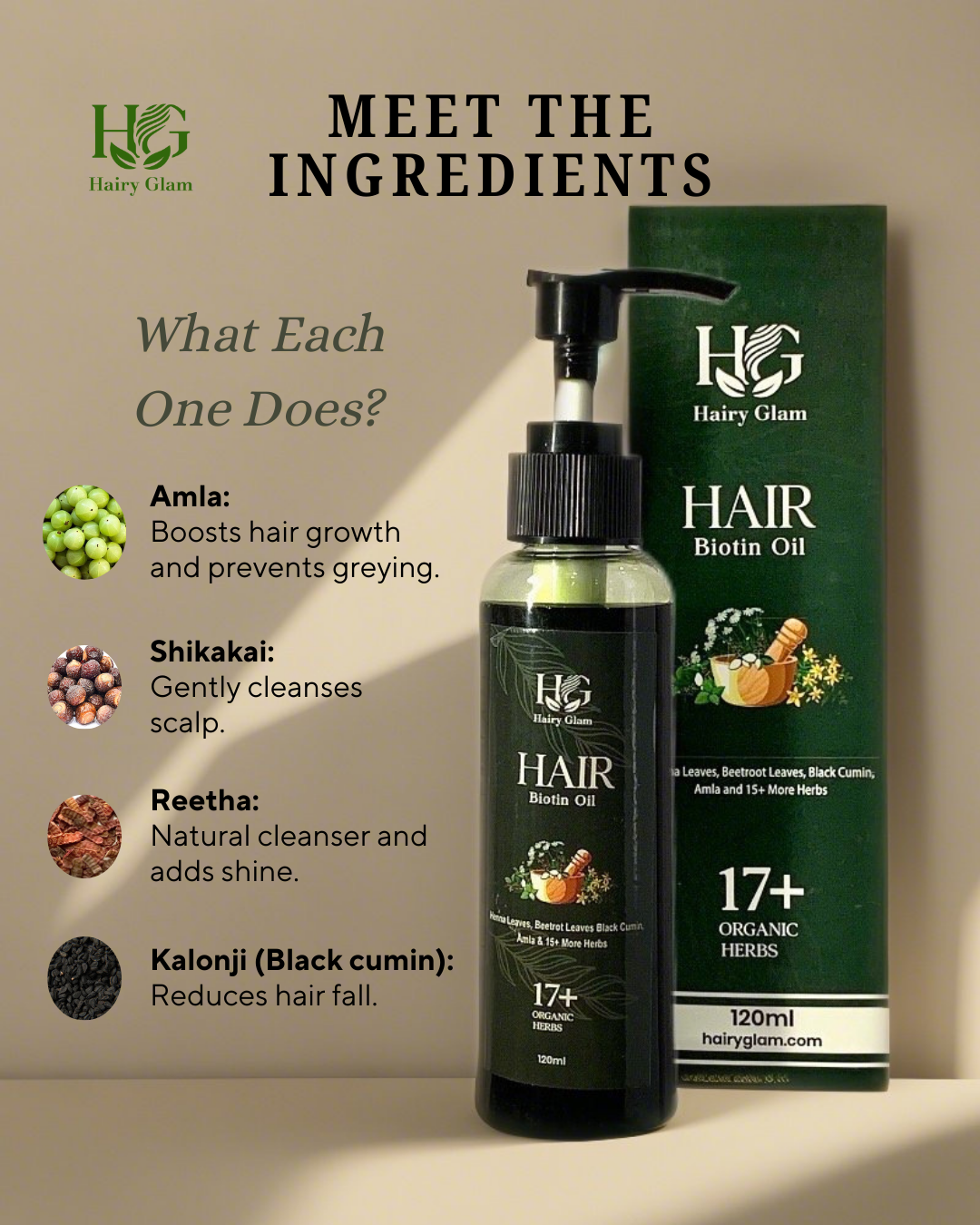 Hairyglam Hair Biotin Oil